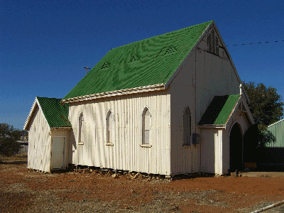 The Meekathara church—a 200km round trip each Saturday