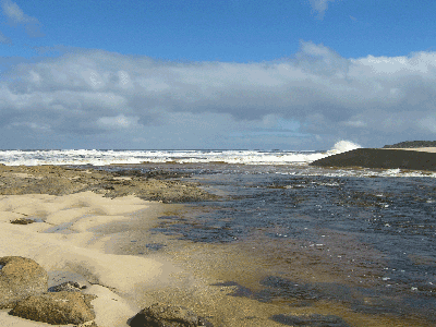 Margret River meets the sea