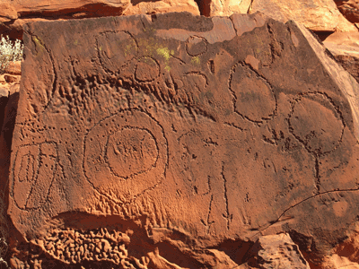 Ewaninga rock carvings