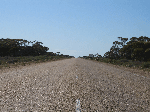 The long straight road of the Nullarbor