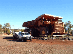 Mining truck in Newman